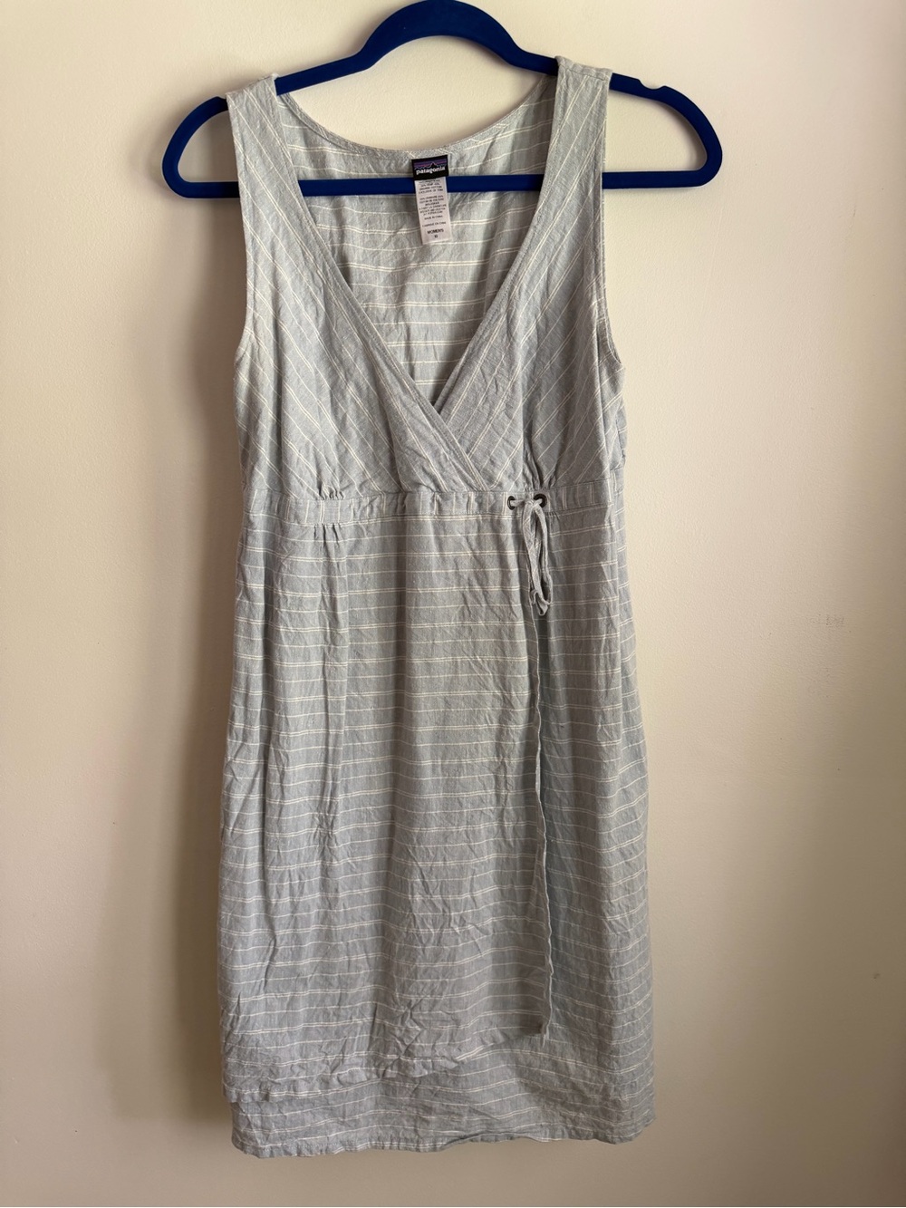 Patagonia Hemp Organic Cotton Striped Dress Size 10